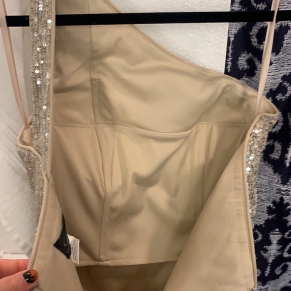 Neiman Marcus sequined dress. Size 4. Side slit. Amazing quality. - Picture 7 of 9